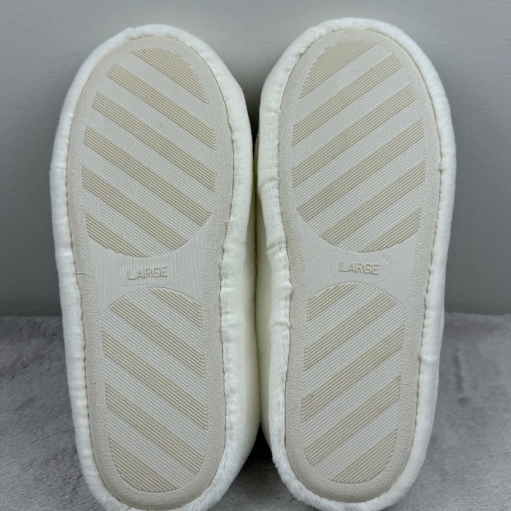 Women’s Peanuts Trick or Treat Scuff Slippers - Ivory, Large; Memory Foam - Picture 5 of 5